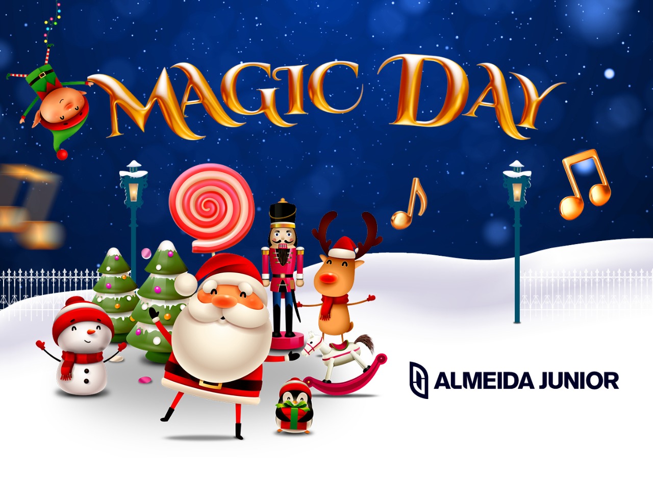 Magic Day: Shoppings Almeida Junior preparam um grande espetáculo de Natal com musicais e chegada do Papai Noel