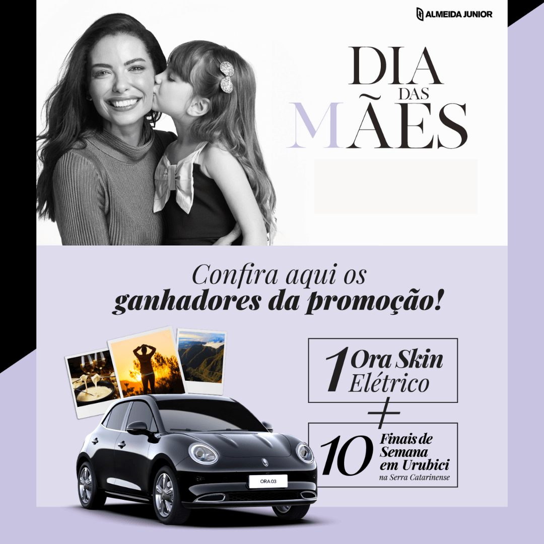 Confira os ganhadores da promoção Dia das Mães dos shoppings Almeida Junior