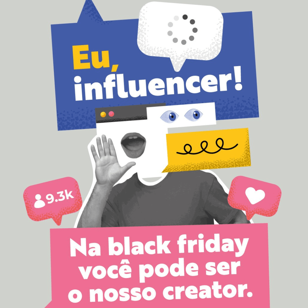 Shoppings Almeida Junior lançam desafio para descobrir novos criadores de conteúdo durante campanha de Black Friday